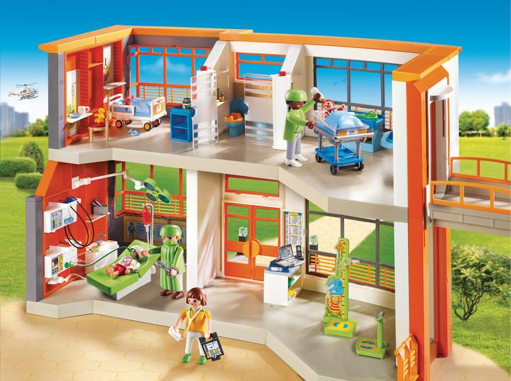 Produktbild Playmobil Kinderklinik mit Einrichtung (6657, Playmobil City Life)