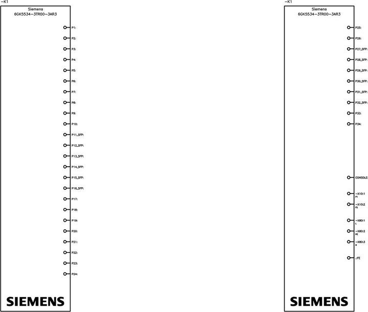 Actual product image Siemens SIEM Switch (20 ports)