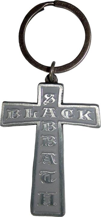 Actual product image Black Sabbath Cross Keyring