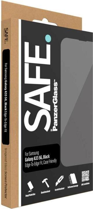 Actual product image Safe. Screen protector Case Friendly Galaxy A33 5G (1 Piece, Samsung Galaxy A33 5G)