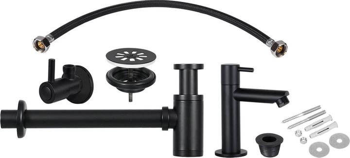 Produktbild Differnz Fontein -Installationssatz - Waschtischinstallationssatz - Kaltwasserhahn, Eckstopp Tipp, S