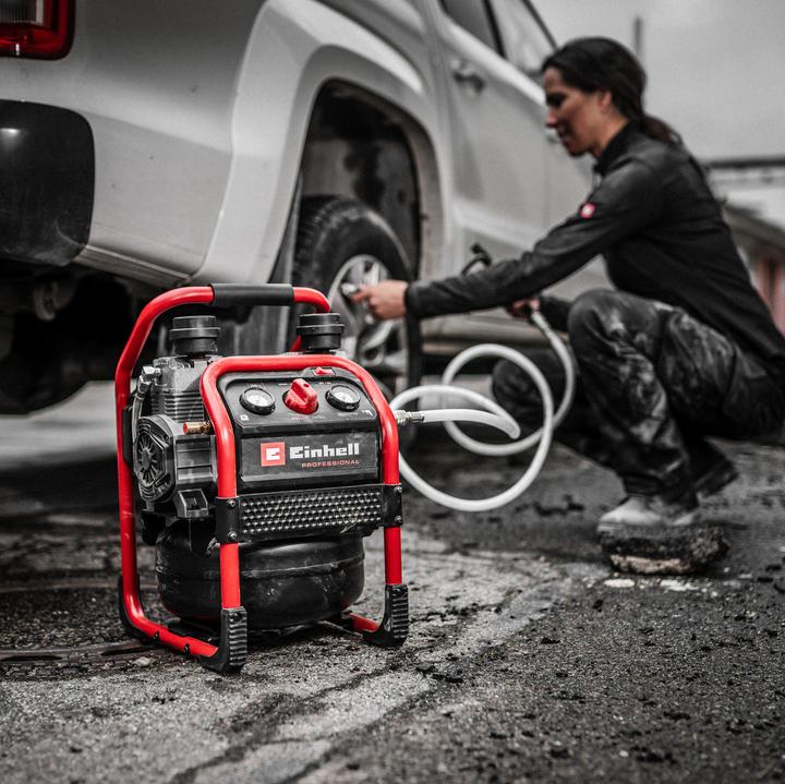 Actual product image Einhell PROFESSIONAL Akku-Kompressor SILENZZO 36/210 4020380 (8 bar, 8 l)