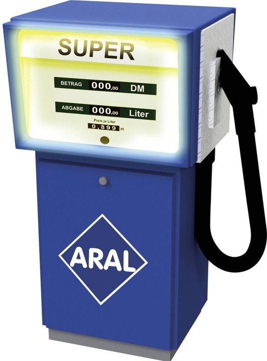 Actual product image Viessmann Gas pumps H0 Gas pump ARAL with LED lighting