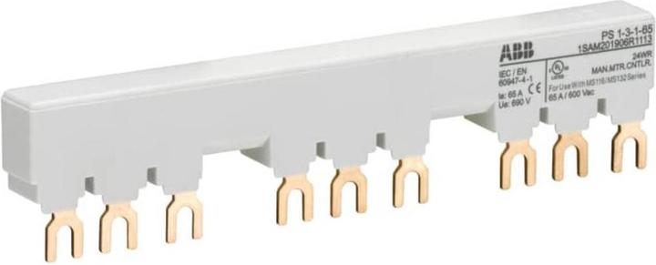 Actual product image ABB PS1-3-1-65 3-phase busbar for 3 1SAM201906R1113