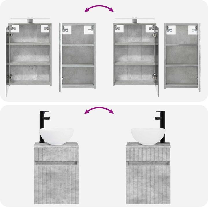 Produktbild vidaXL Badezimmerschrank