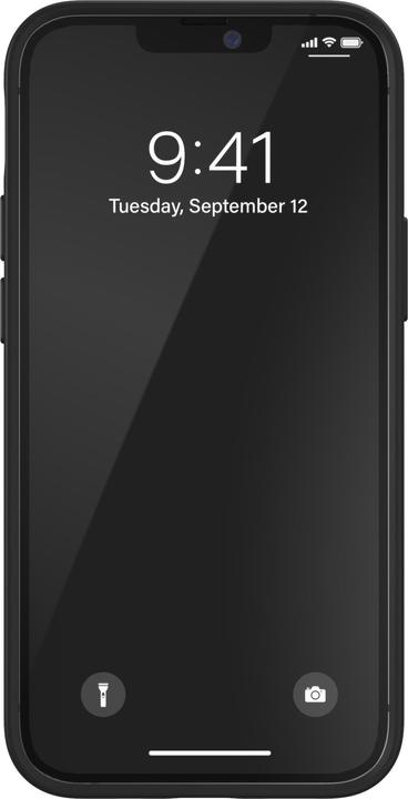 Immagine prodotto adidas Cover posteriore modellata PU iPhone 12 mini nero/giallo (Apple iPhone 12 mini)