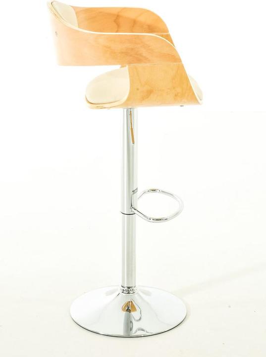 Actual product image CLP Kingston bar stool, natural/cream