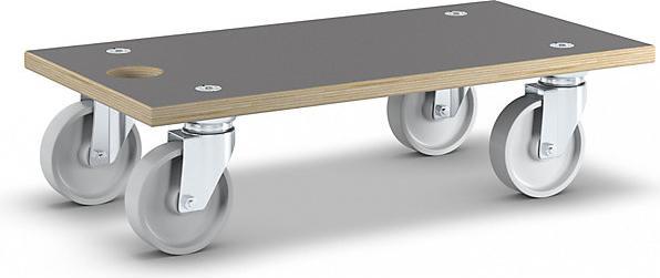 Produktbild Transportroller aus Filmsiebdruckplatte (500 kg)
