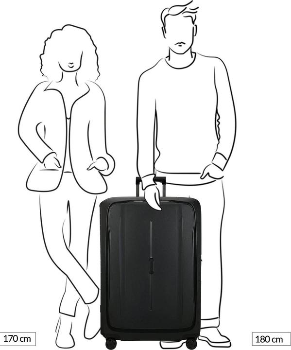 Actual product image Samsonite Essens Trolley mit 4 Rollen 81cm (140 l)