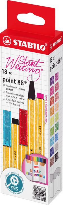 Actual product image STABILO Point 88 Zick Zack 18er Etui (Multicolor, 18 x)