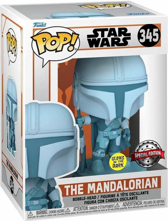 Image du produit Funko Pop! SW Mandalorian : The Mandalorian GITD (345) EXM