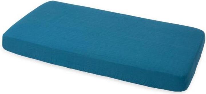 Immagine prodotto little unicorn Lenzuolo per culla in mussola di cotone - Lago