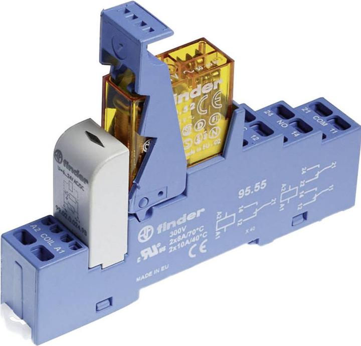 Actual product image Finder 48.72.8.230.0060 Relay module Rated voltage: 230 V/AC Switching current (max.)
