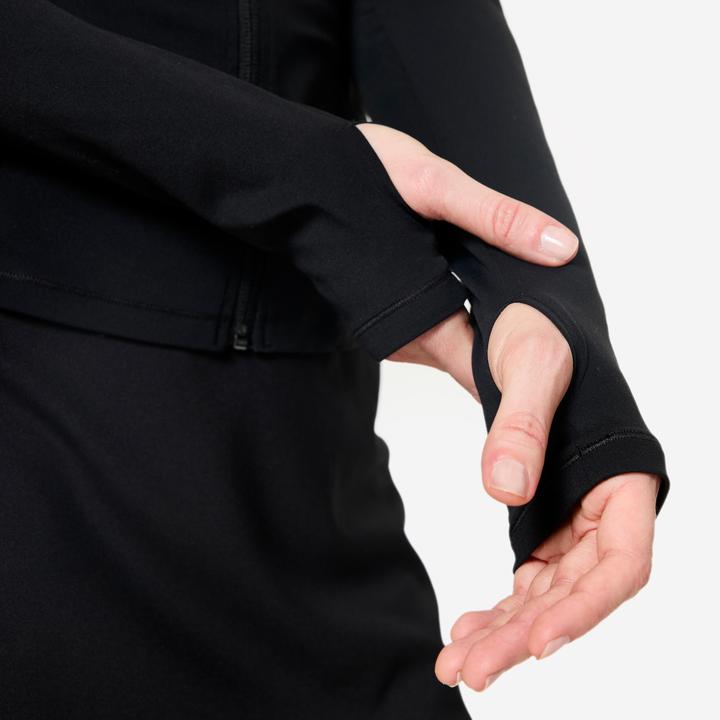 Actual product image Decathlon Trainingsjacke Damen tailliert - schwarz (M)