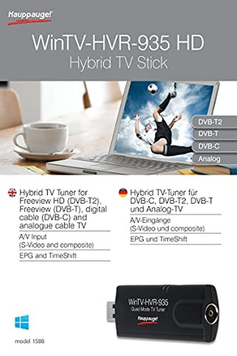 Actual product image Hauppauge WinTV HVR-935HD (USB, DVB-T2, DVB-C, DVB-T)