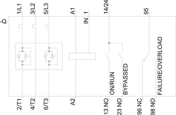 Produktbild Siemens Sanftstarter 22kW 400V SIRIUS 3RW40