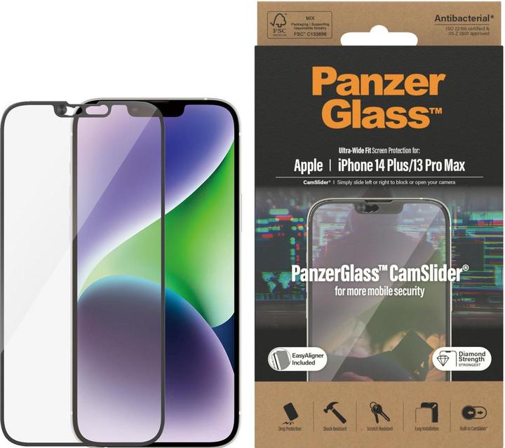 Actual product image PanzerGlass Ultra-Wide Fit (1 pcs., Apple iPhone 13 Pro Max, Apple iPhone 14 Plus)