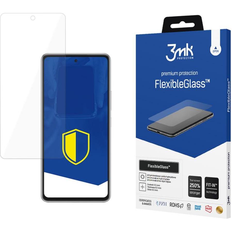 3MK hybrid glass Flexible 2.5D for Samsung Galaxy A53 5G (1 Stück, Samsung Galaxy M53 5G), Smartphone Schutzfolie, Trans...