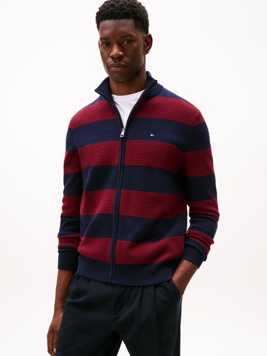 Produktbild Tommy Hilfiger Block Stripe Cotton Zip Through (M)