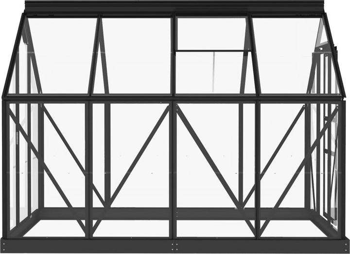 Produktbild VidaXL Ersatzgestell Für Gewächshaus Anthrazit 155X103X191Cm Aluminium