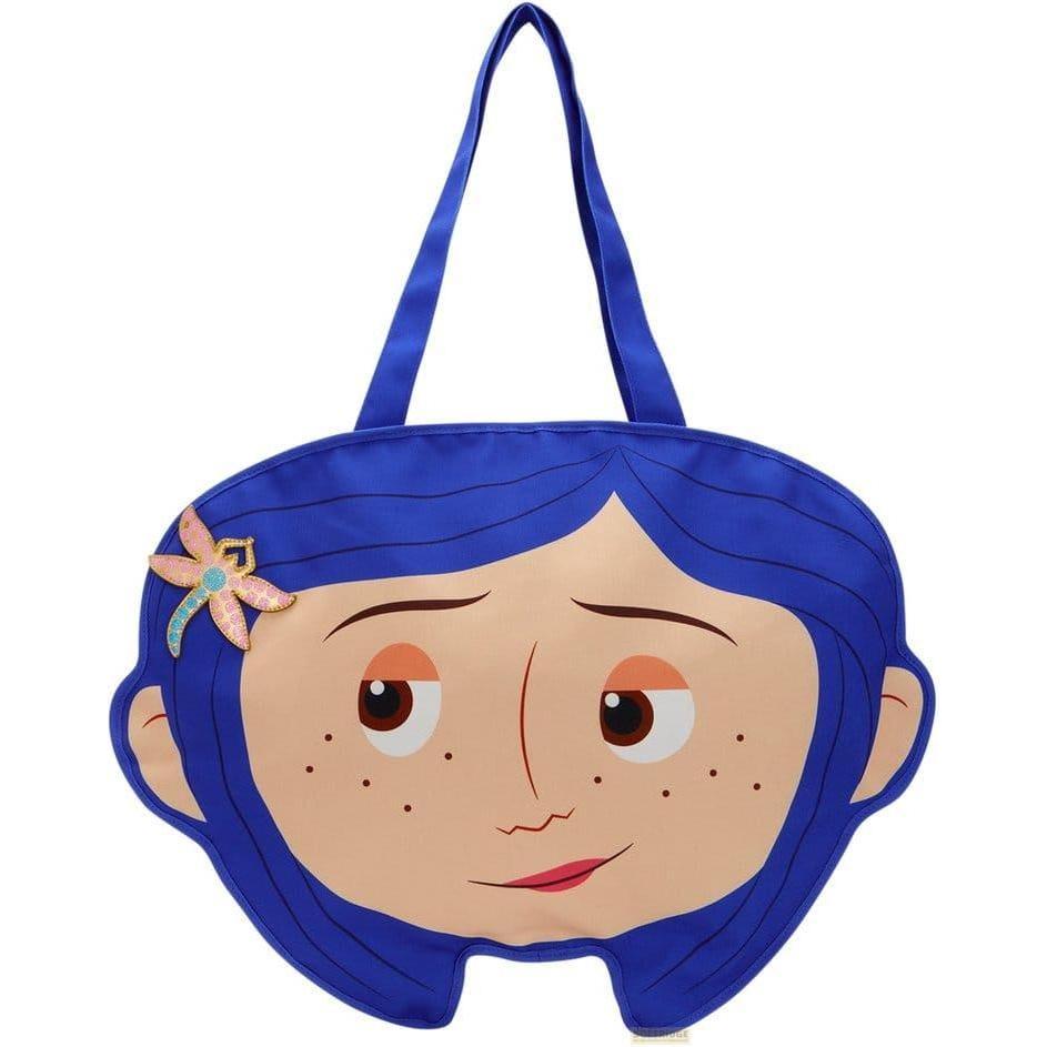 Loungefly, Borsa + Trolley da spesa, The Worlds of Coraline Laika bag, Multicolore