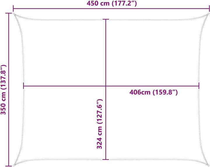 Produktbild vidaXL Outdoor Sonnenschutz Markise (450 x 350 cm)