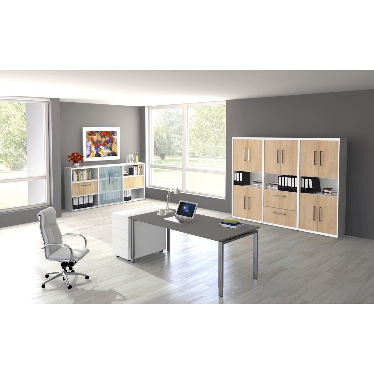 Thumbnail - Kerkmann, Schreibtisch, Schreibtisch Form 5, (B)1.200 x (T)800 mm,anthrazit