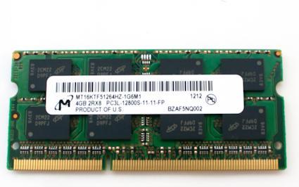 Image du produit HP DDR3L 8 GB SO DIMM 204-PIN (1 x 8GB, 1600 MHz, RAM DDR3, SO-DIMM)