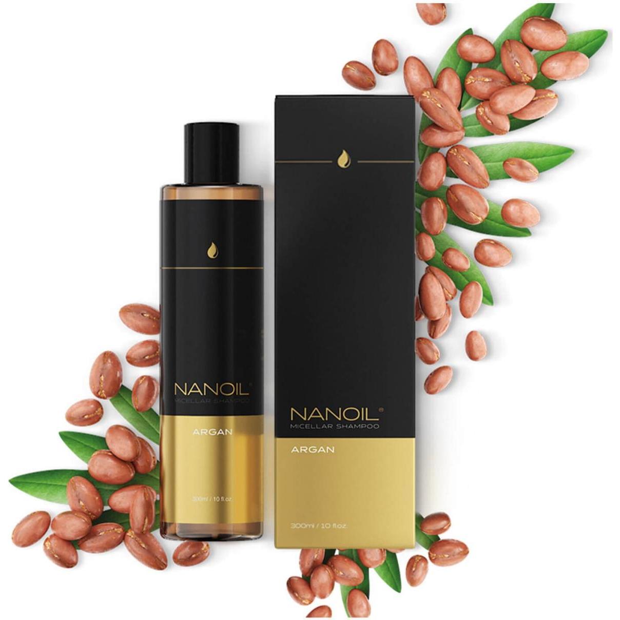 Thumbnail - Nanoil, Shampoo, Mizellenshampoo mit Arganöl (300 ml, Flüssiges Shampoo)