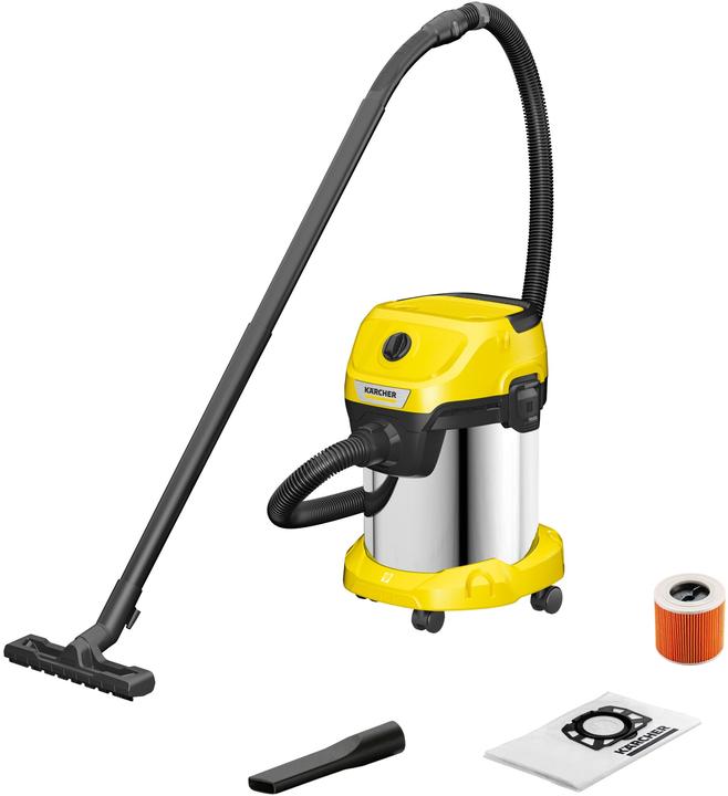 Kärcher Aspiratore solidi liquidi WD 3 17L Premium *CH (Aspirapolvere a umido e a secco)