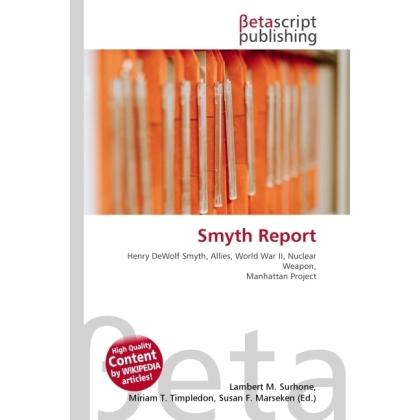 Smyth Report, Fachbücher