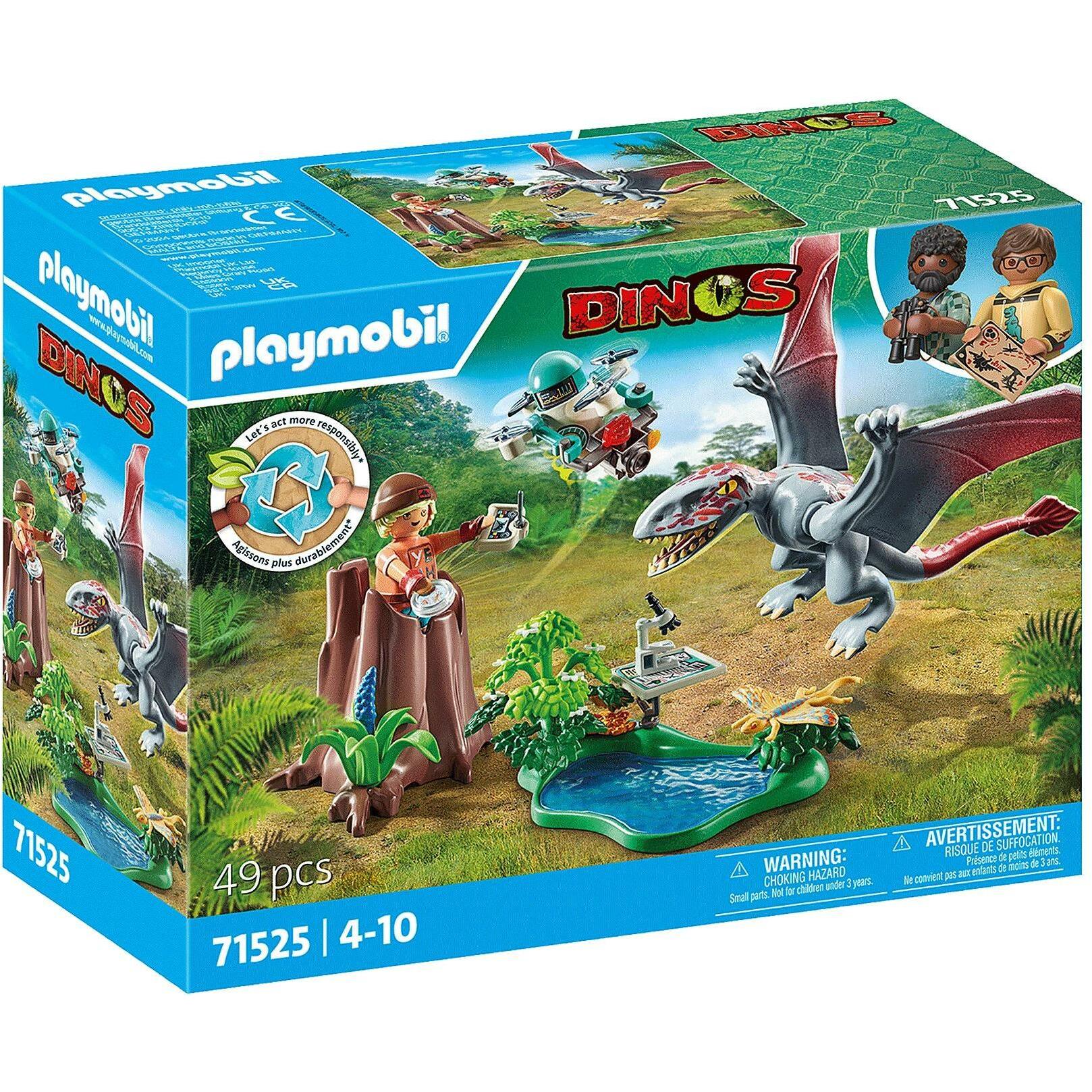 Playmobil Beobachtungsstation für Dimorphodon (71525, Playmobil Dinos)