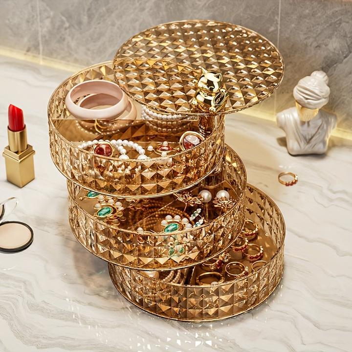 Actual product image Only-Bags.Store Multi-layered storage box with large capacity for jewellery and cosmetics, dustproof