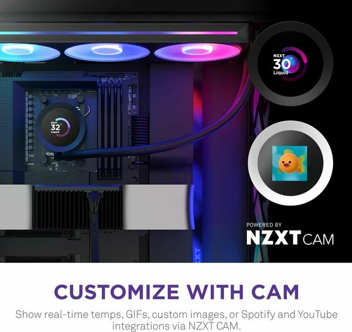 Produktbild NZXT Kraken Plus RGB 360 (schwarz)