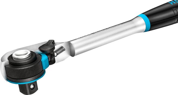 Actual product image HAZET HiPer fine-tooth reversible ratchet ∙ safety locking 916HPS ∙ Square, solid 12.5 mm (1/2 inch… (1/2")