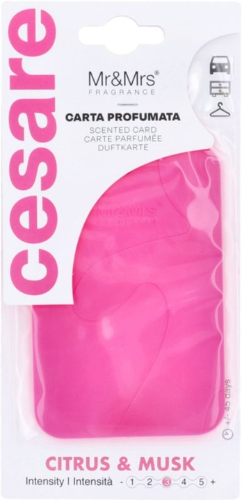 Actual product image Mr & Mrs Fragrance Scented Card Citrus & Musk