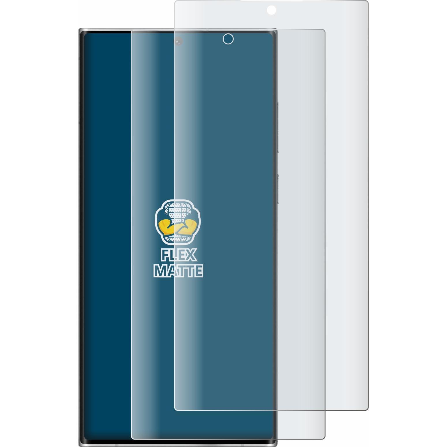 Thumbnail - BROTECT Full-Cover Displayschutz Matt (2 Stück, Samsung Galaxy S22 Ultra (5G)), Smartphone Schutzfolie, Grau