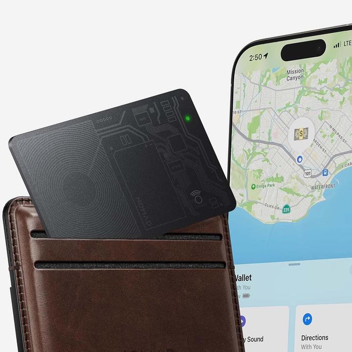 Actual product image Nomad Tracking Card - Location card with wireless charging (iOS)