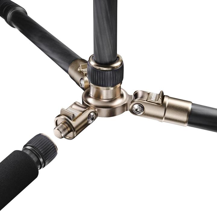 Produktbild mantona Titanium Carbon 2 in 1 Stativ, 159cm (Carbon)