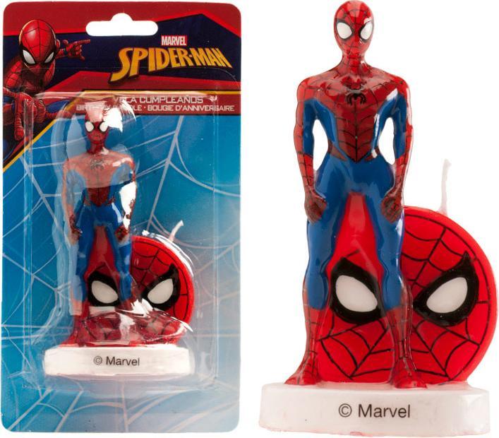 Actual product image Dekora 3D candle Spiiderman (9cm) (1 pcs.)