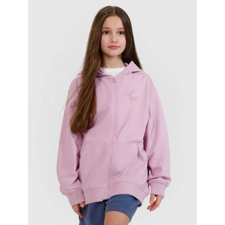 Produktbild 4F Mädchen-Sweatshirt mit Reissverschluss und Kapuze (122)