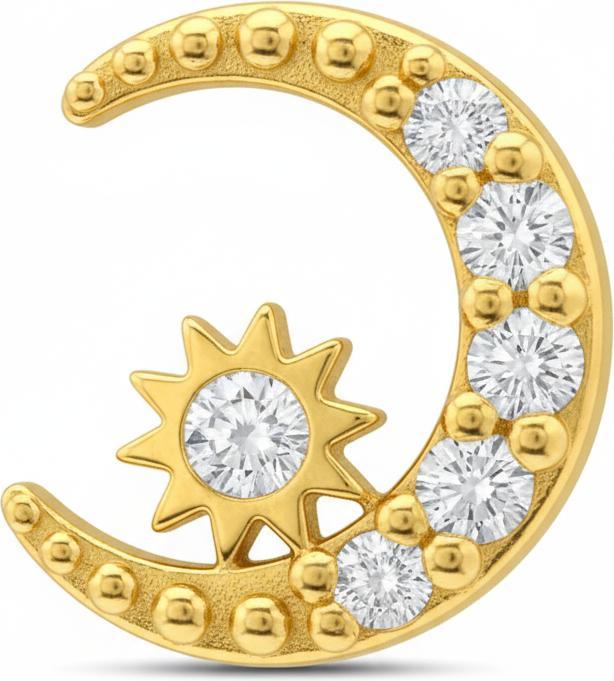 Immagine prodotto Maxte Silberne Mond- mit Zirkonia (Argento)