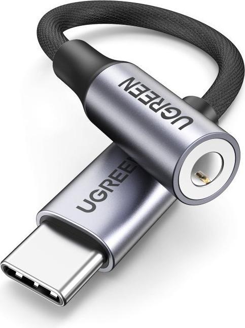 Productafbeelding Ugreen USB-C naar 3.5mm Adapterkabel met DAC Chip (USB-C, 3,5 mm aansluiting)