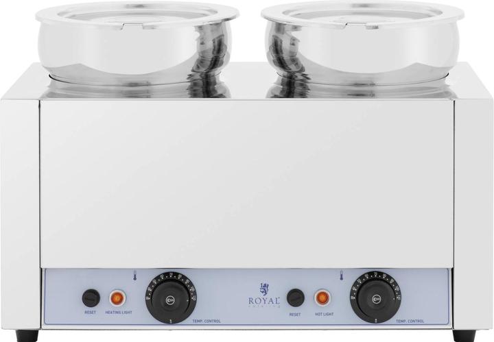 Actual product image Royal Catering Soup Station - 2 x 7 L - 1000 W - glossy -