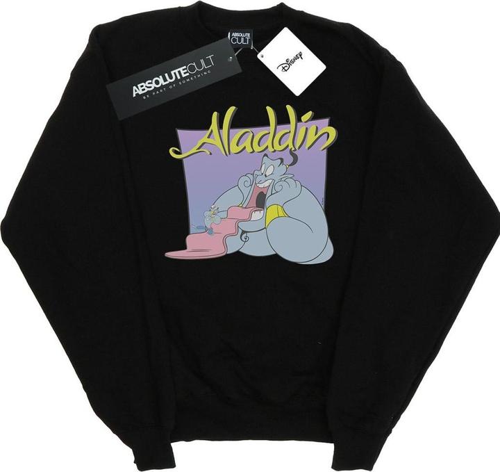 Actual product image Disney Mens Aladdin Genie Wishing Dude Sweatshirt (5XL)