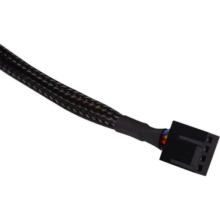 Thumbnail - Alphacool LK L??fterkabel 4-Pin auf 4-Pin Verl??ngerung 30cm (1 x), PC Lüfter, Schwarz