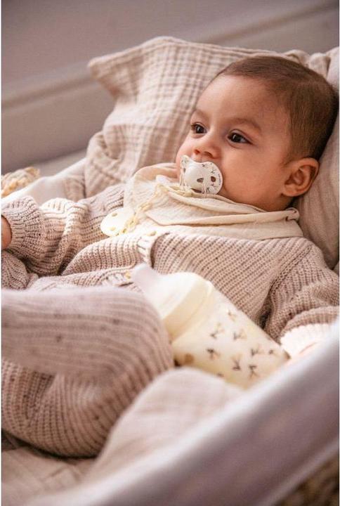 Actual product image Suavinex 2x Schnuller Symmetrisch Birdies SXPro +18m beige (2x, 18 Months)