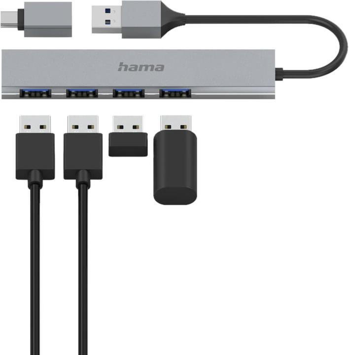 Produktbild Hama Slim (USB-C, 4 Ports)