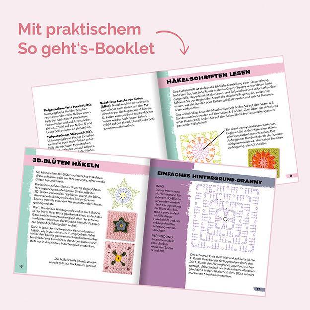 Image du produit Montgomerie:Granny Square Blumen Häkel-