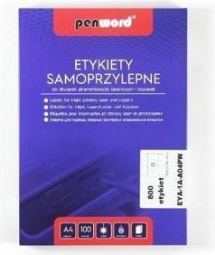 Actual product image Penword Selbstklebende Etiketten A4/100K 8x105x74mm